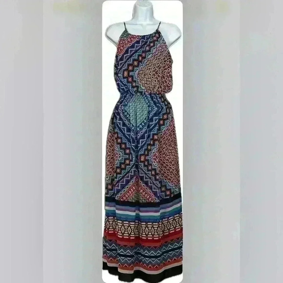 Enfocus Petite Maxi Multicolor Women's Dress (346) - Picture 1 of 11